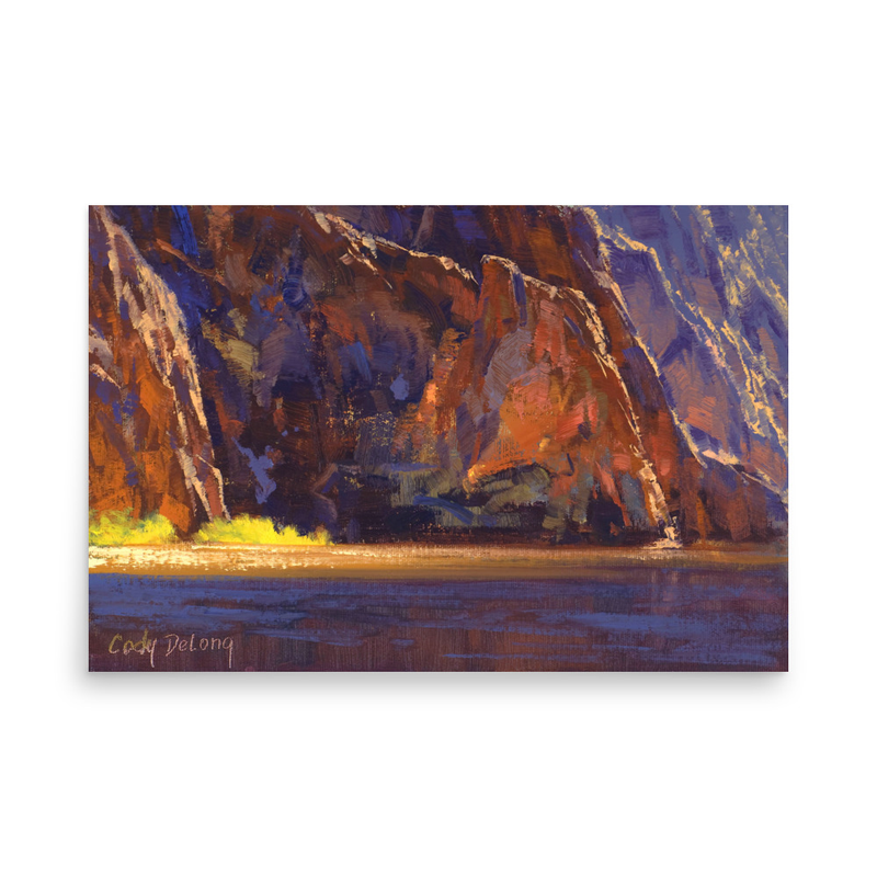 Canyon Walls - Fine Art Poster Print – 24″×36″