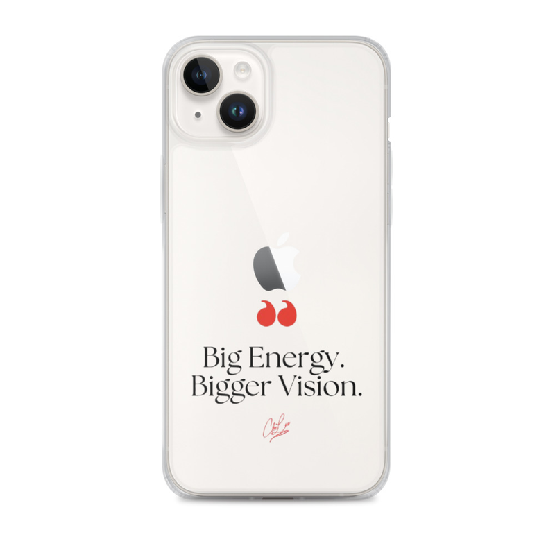 Big Energy. Bigger Vision. Clear Case for iPhone® – iPhone 14 Plus