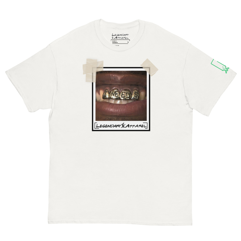 [  i need $ ] poLAroid tee – S, White