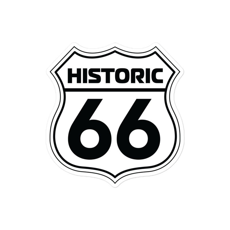 Historic66 - Die-cut sticker V1