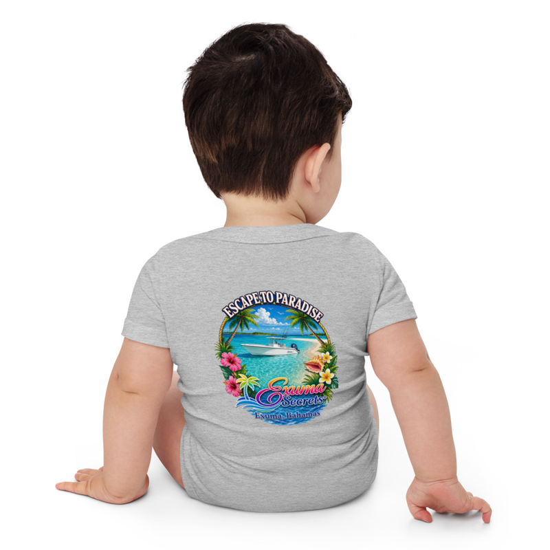 Escape to Paradise Baby short sleeve one piece