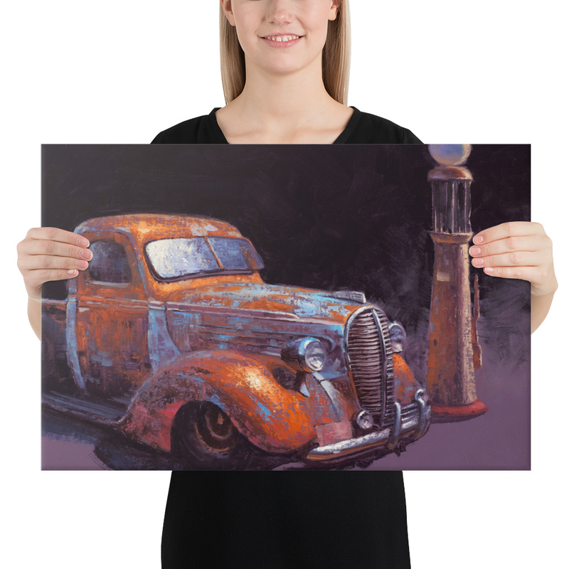38 Fat Fender Ford - Fine Art Canvas Print