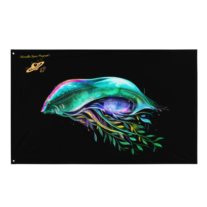 Space Jelly Flag - Black