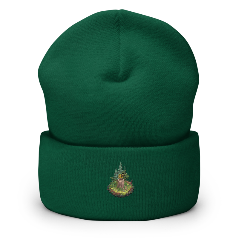 Cutaway Pluckle Unisex Cuffed Beanie