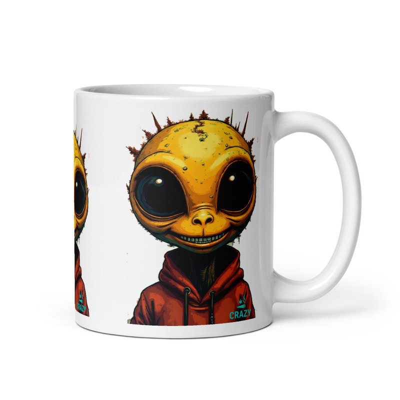 ET White glossy mug