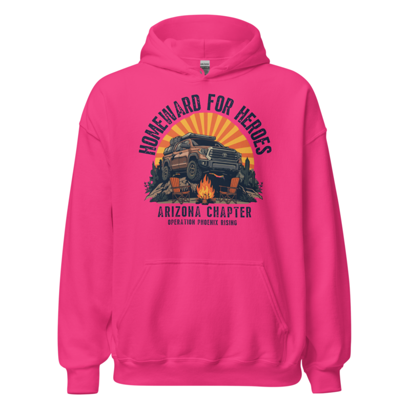 Arizona Chapter Unisex Hoodie – S, Heliconia