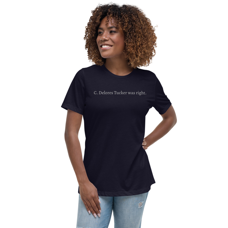 C. Delores Tucker Tee - Grey (Women's) – Image 11