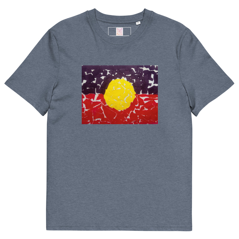 Aboriginal Flag - Unisex Organic Cotton Tee – Image 8