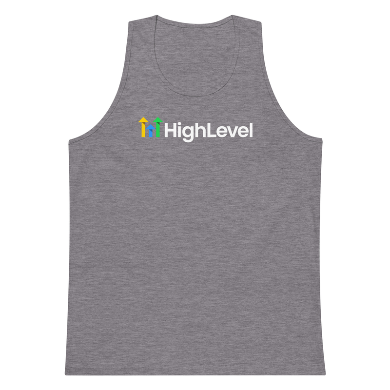 Premium HighLevel Tank Top – S, Athletic Heather