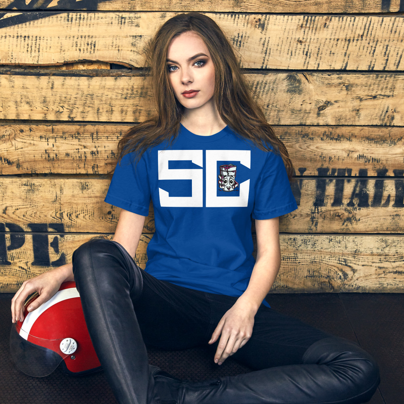 White Sc logo Unisex t-shirt