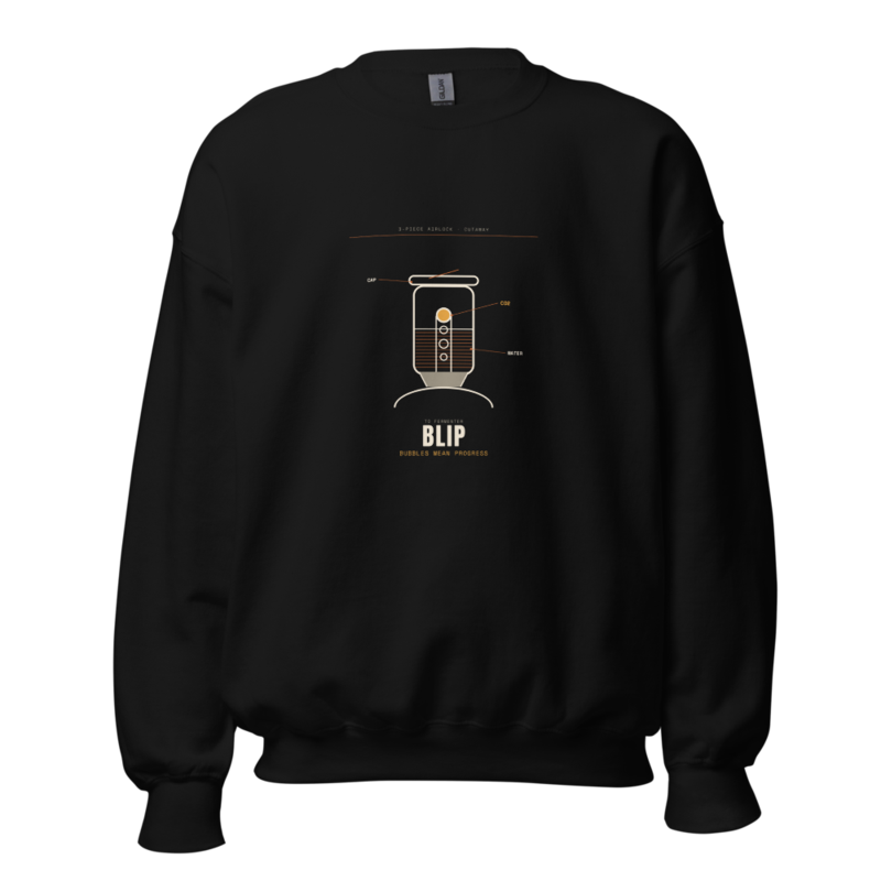 Blip Crewneck mockup