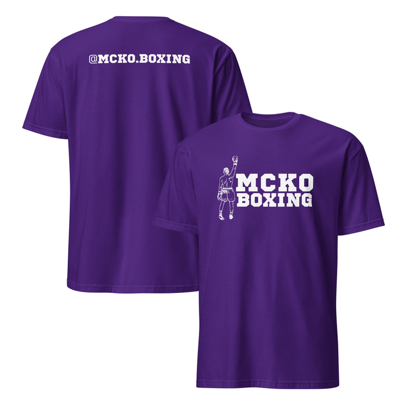 MCKO BOXING (white print) – XL, Purple