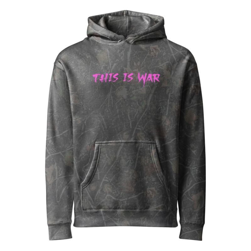 "This is War" Actual Girl Camo Hoodie - for Women
