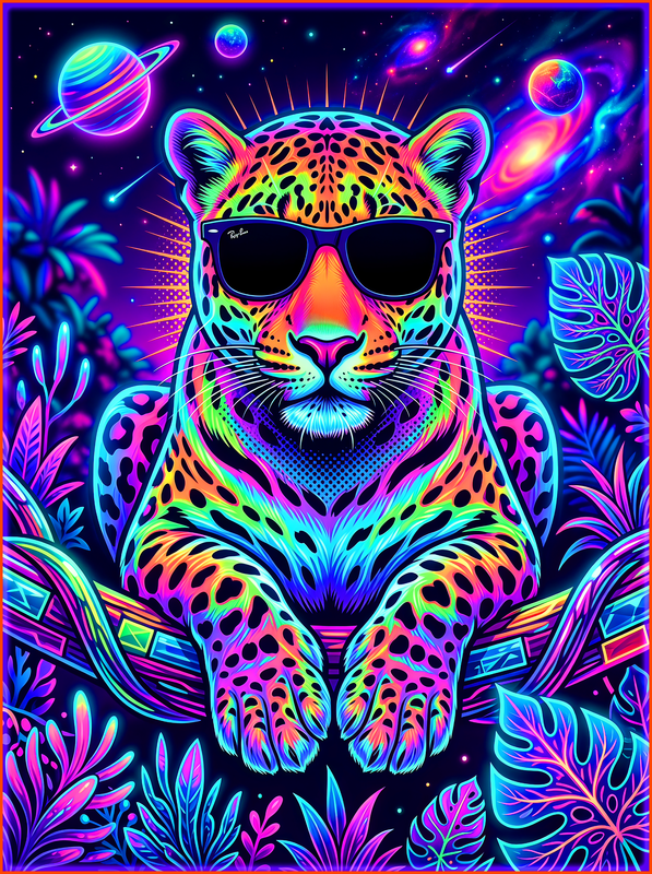 Leopard Canvas - Leopard Canvas / 24″×32″