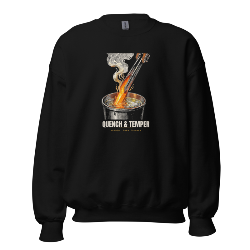 Quench and Temper Crewneck — Blacksmithing merch