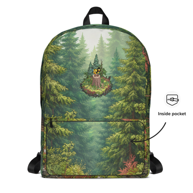 Cutaway Pluckle All-Over Print Backpack