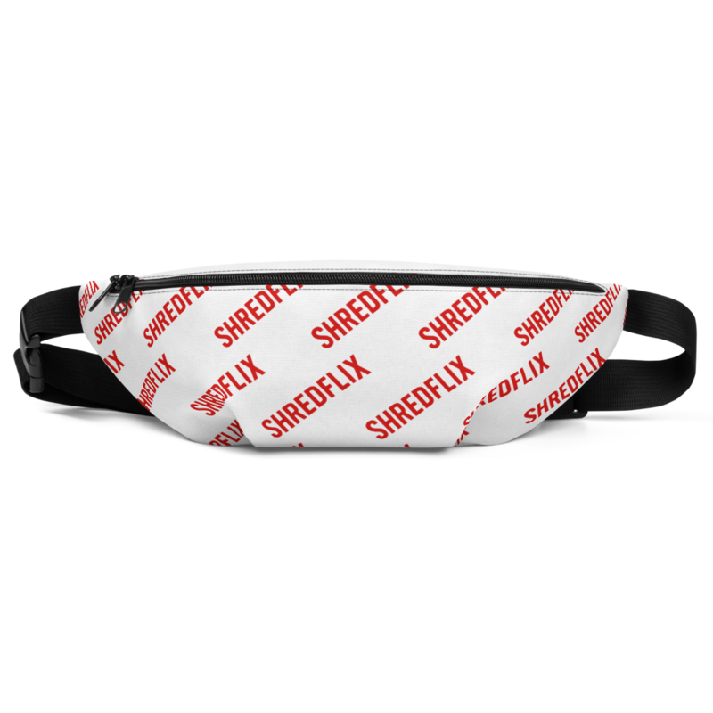 Shredflix Logo Fanny Pack White / M/L preview
