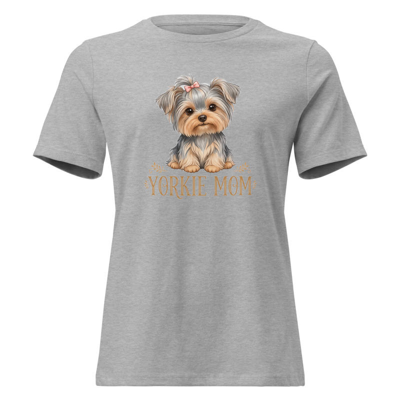 Women's Yorkie Mom Relaxed T-Shirt – view 7