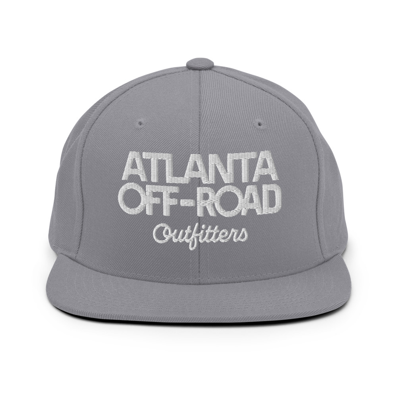 Snapback Hat  (Rear Brand Mark) - WHITE LOGO – Image 2
