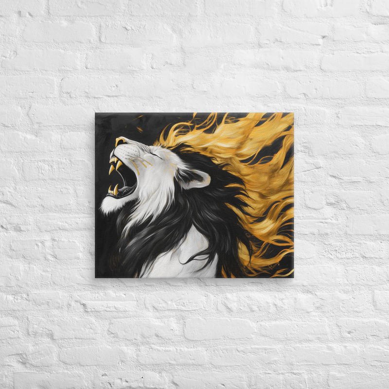 Lion Wall Art on Canvas