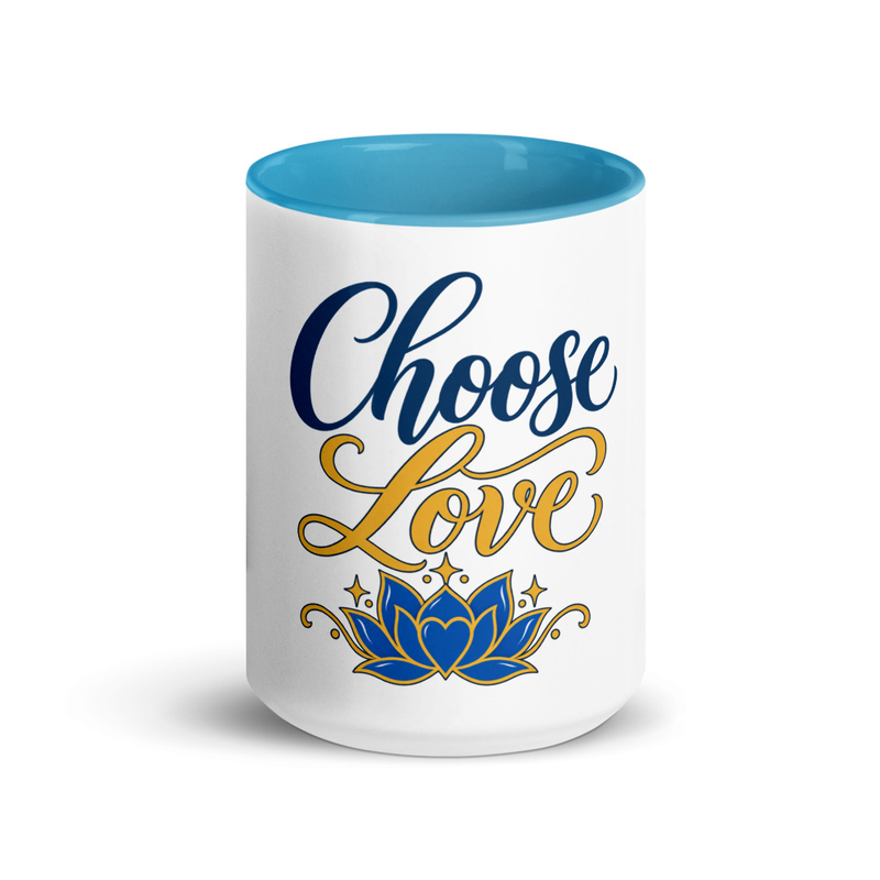Chose Love Mug with Color Inside