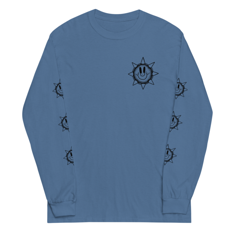 ◇ILLIGO◇ 129 Nagrang Long Sleeve Brown Yellow Bijan Yellow with Yellow Crest Long Sleeve T-Shirt – House