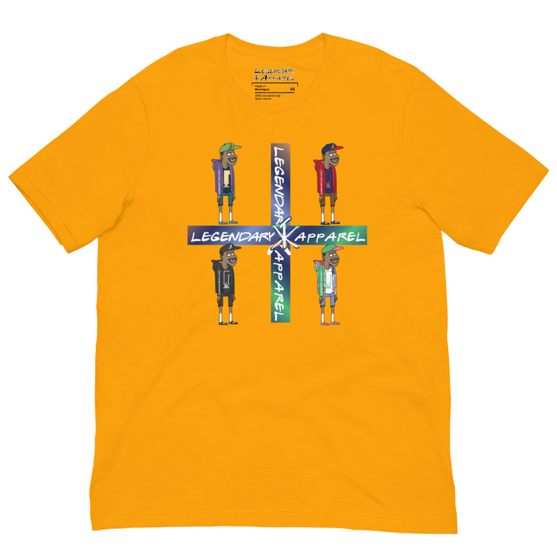 [ flower boii ] tee – 3XL, Gold