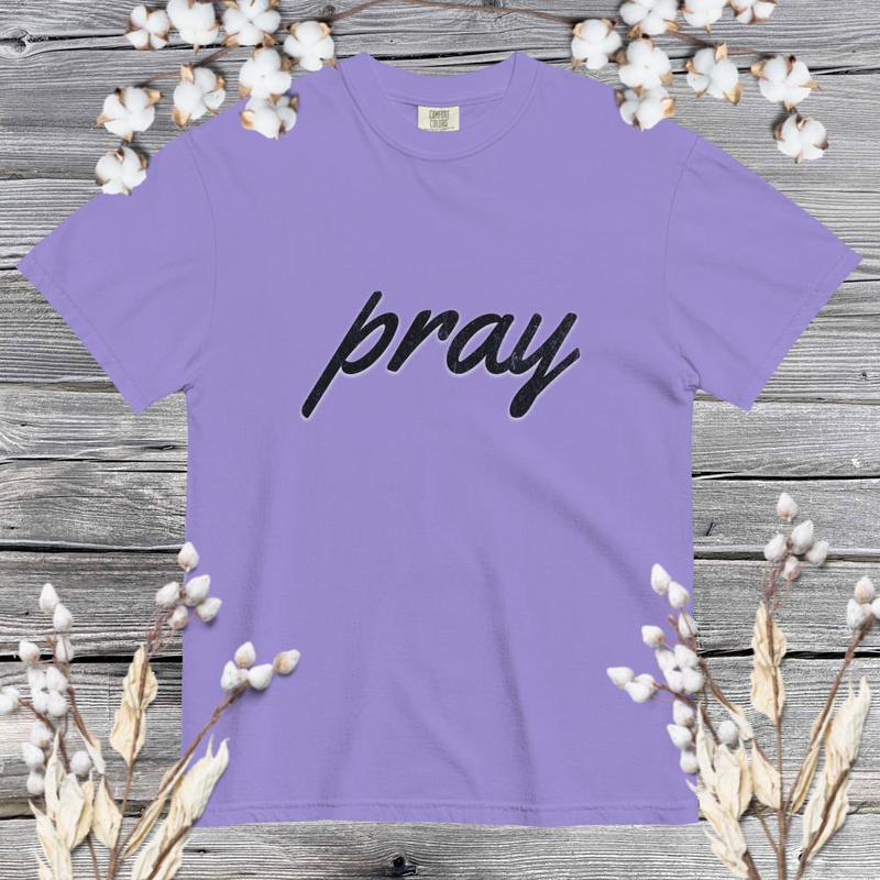 Pray - Comfort Colors – S, Violet