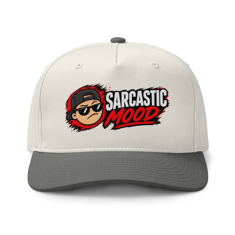 Sarcastic Mood - Two-tone cap – One size, Natural / Shadow