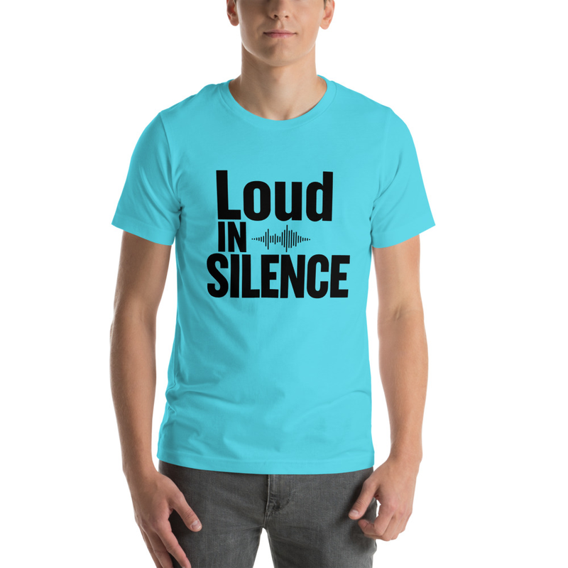 Loud in Silence - Light Tone – S, Turquoise