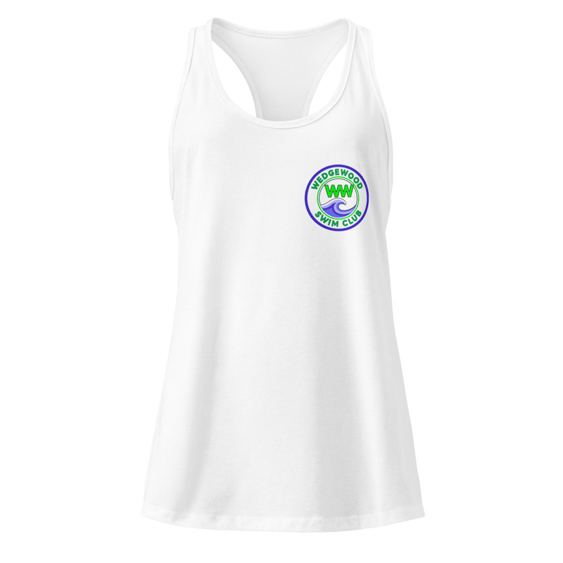 Women’s fitted racerback tank top small design – 2XL, White