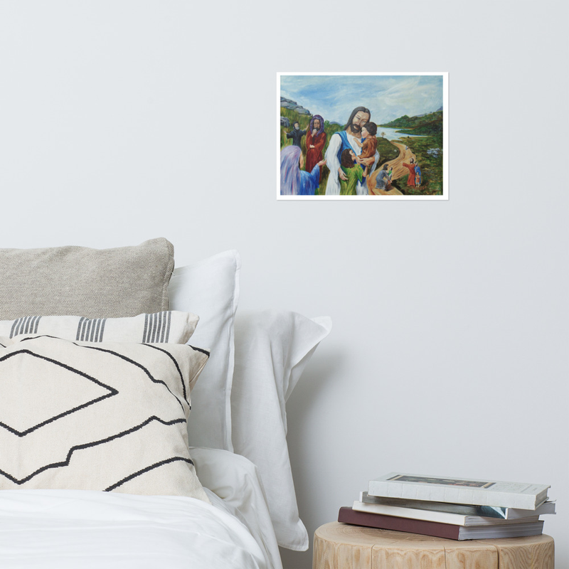 Mark 10:14 Matte Print – 12″×16″