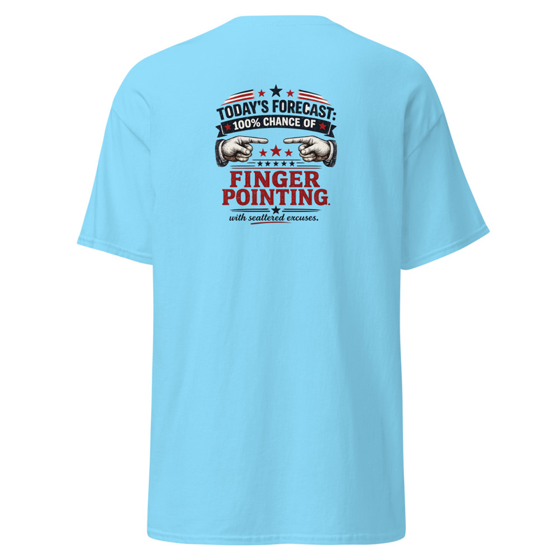 Finger Pointing Unisex classic tee – S, Sky