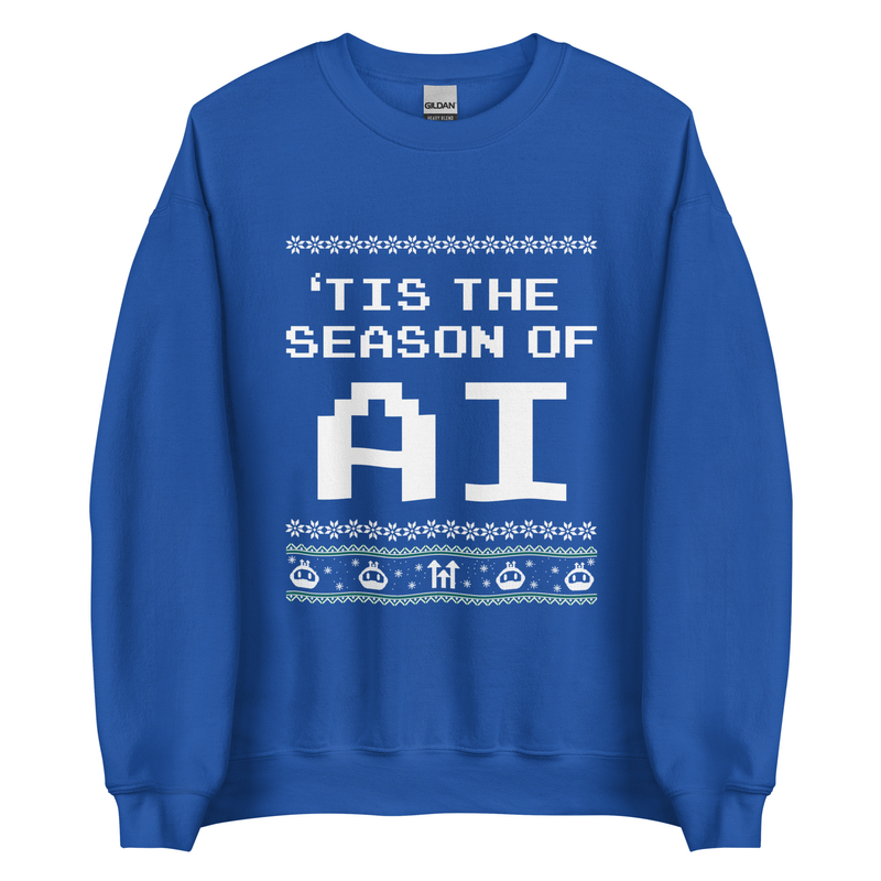'Tis the Season of AI Unisex Sweatshirt – XL, Royal
