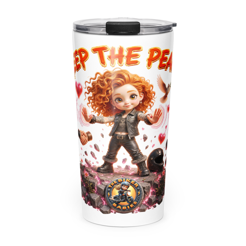 Cinnamon Keep The Peace 20oz Tumbler