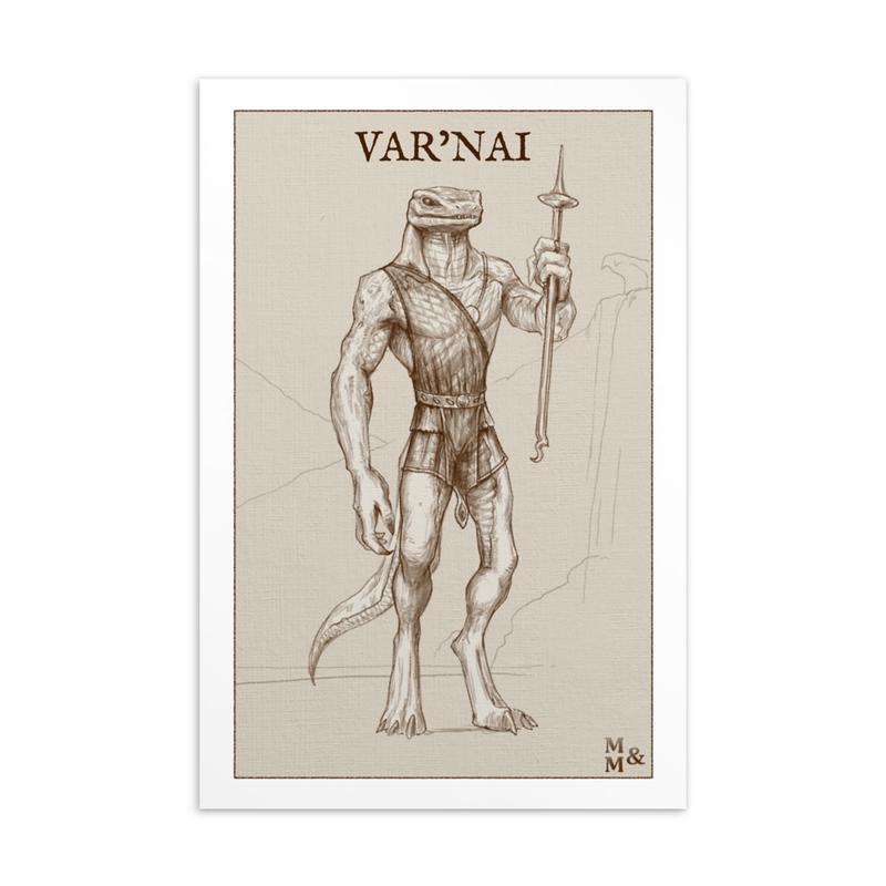 Illustrated Card: Var'nai Male