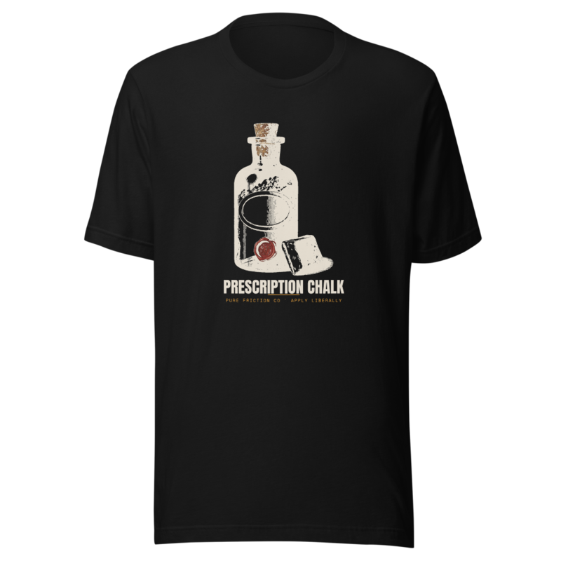 Prescription Chalk Tee mockup
