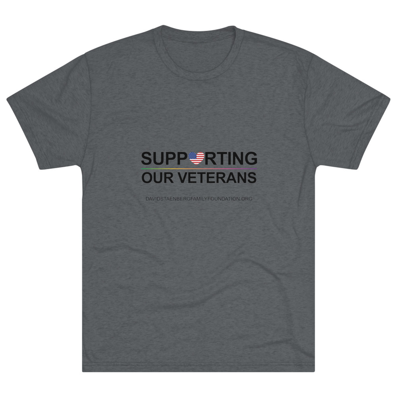 Unisex Tri-Blend Crew T-Shirt | Veteran's Day v1 – XL, Tri-Blend Premium Heather
