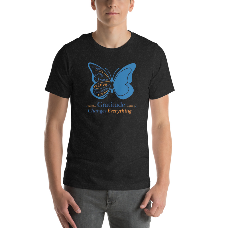 Gratitude Changes Butterfly 2026 – S, Black Heather