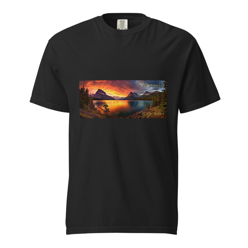 A Montana Life - Unisex garment-dyed heavyweight t-shirt