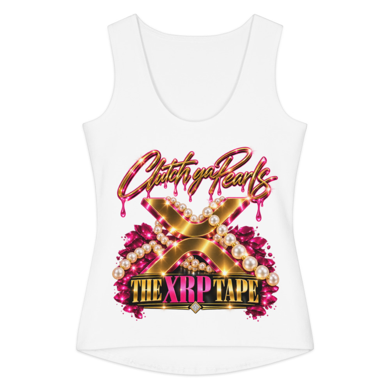 XRPtape Women's cotton tank top (wh)