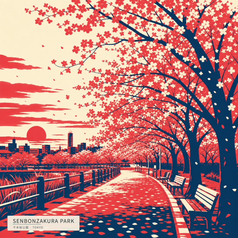 Komatsugawa Senbonzakura(小松川千本桜)のアートワーク
