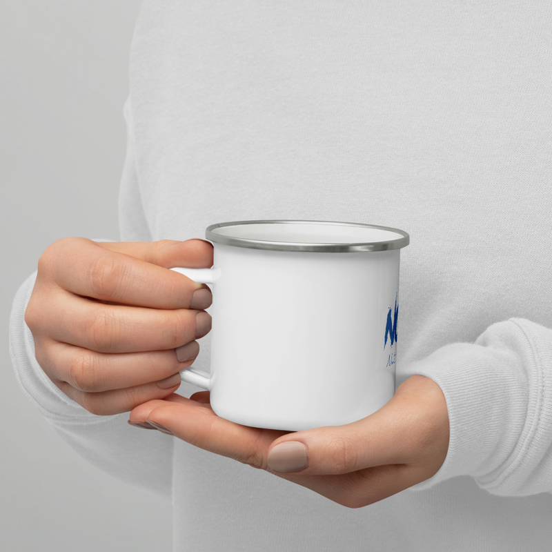 Emailletasse 355ml in weiß - Artikel aus der Produktwelt für Druck und Stick, Ansicht 1