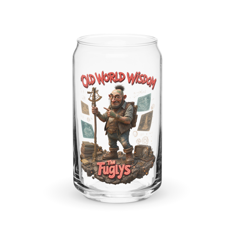 Elmer - Old World Wisdom 16oz Can Glass