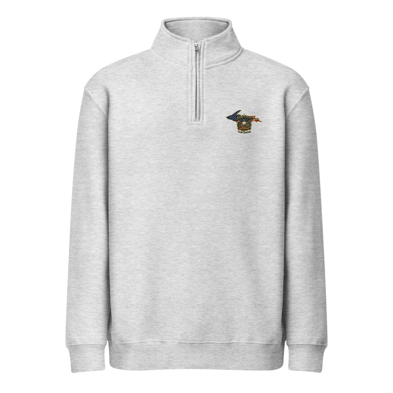 Women's Alger Country Golf Outing Lane Seven LS14014 Premium 1/4 Zip Sweatshirt – XL, Heather Grey