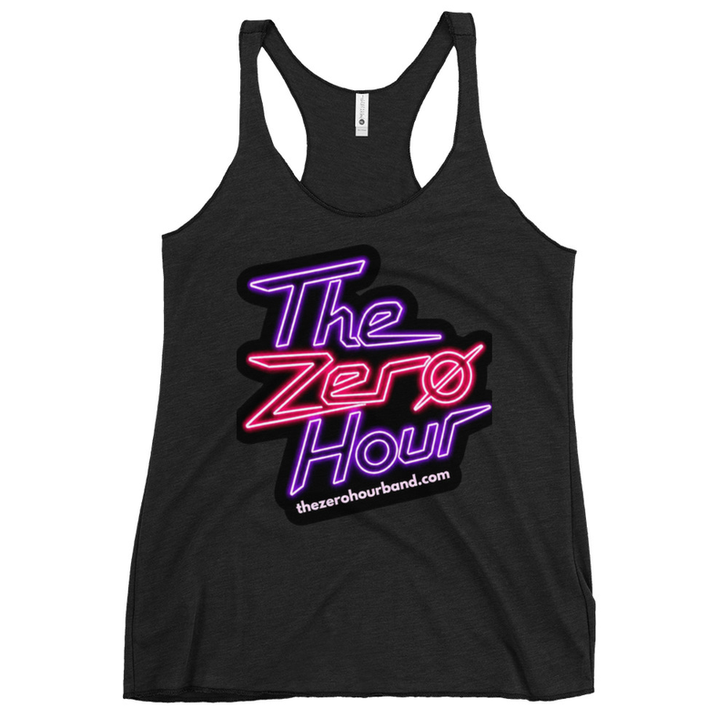 Women's Black Racerback Tank