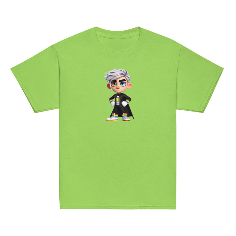KP Youth classic tee – XL, Lime