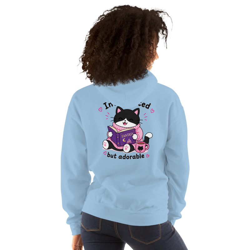Introverted but adorable Tuxedo Hoodie