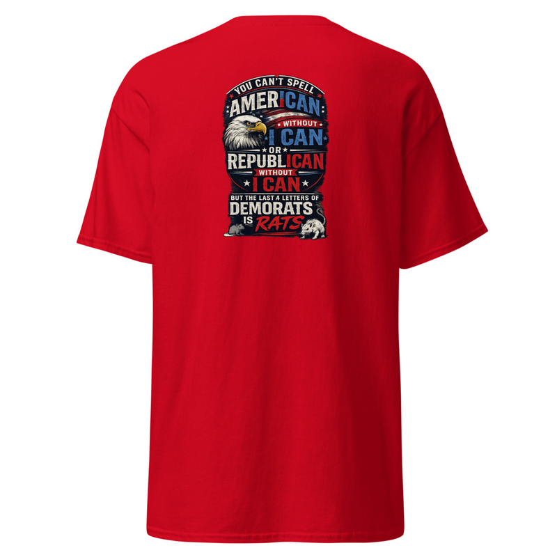 DemocRAT Political Humor Unisex classic tee – S, Red
