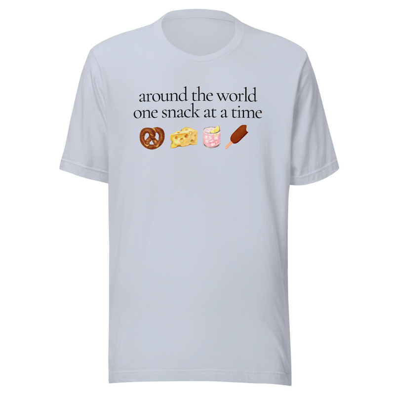 One Snack At A Time Tee – S, Light Blue